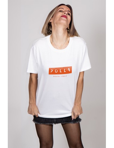 Women's T-shirt Polla Print Orange