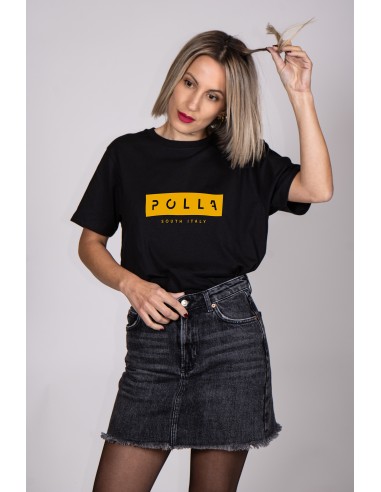 Women's T-shirt Polla Print Yellow