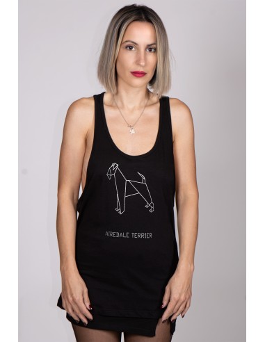 Origami Airedale Terrier Women's Tank Top