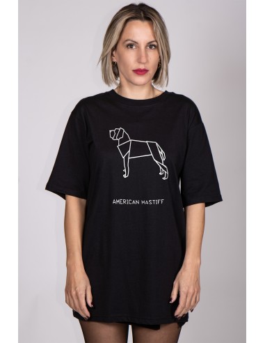 T-shirt Oversize Donna Origami American Mastiff