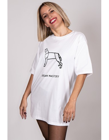 Origami American Mastiff Woman Oversized T-shirt