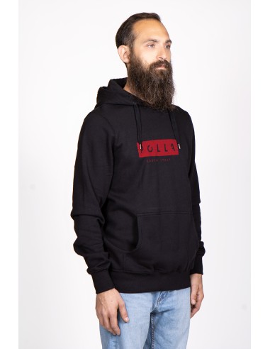 Sweatshirt With Hood Man Polla Print Red