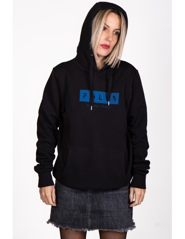 Polla Blue Print Women's Hooded Sweatshirt