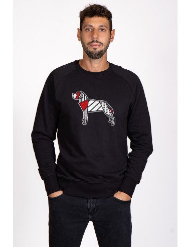 Pop Origami American Mastiff Crew Neck Sweatshirt for Men