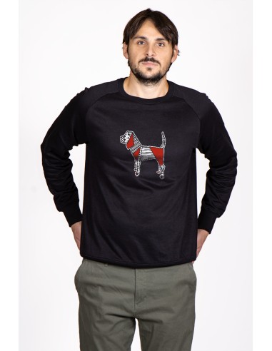 Pop Origami Beagle Crew Neck Sweatshirt for Men