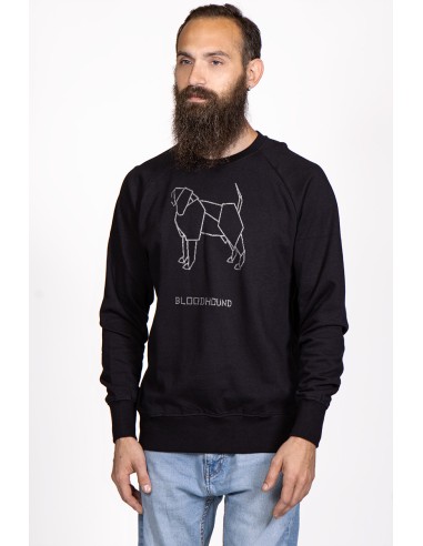 Origami Bloodhound Men's Crew Neck Sweatshirt