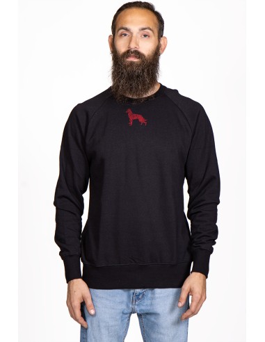 Minigami German Shepherd Men's Round Neck Sweatshirt