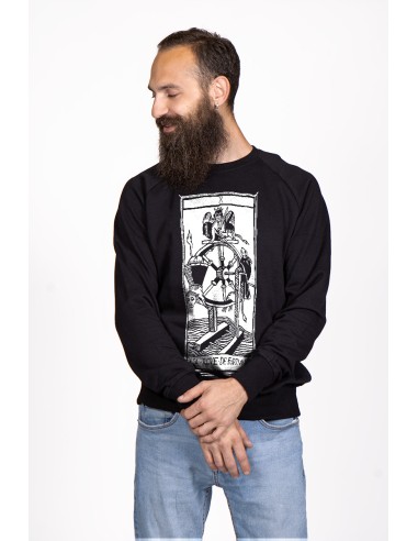 Tarot De Marseille La Roue De Fortune X Men's Round Neck Sweatshirt