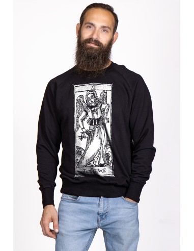 Tarot De Marseille La Temperance XIV Men's Round Neck Sweatshirt