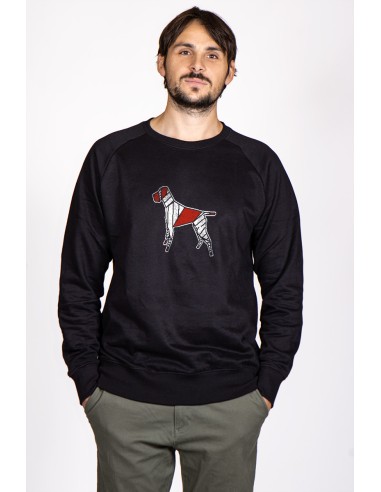 Pop Origami German Drahthaar Crew Neck Sweatshirt for Men