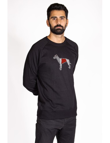 Pop Origami Greyhound Crew Neck Sweatshirt for Men