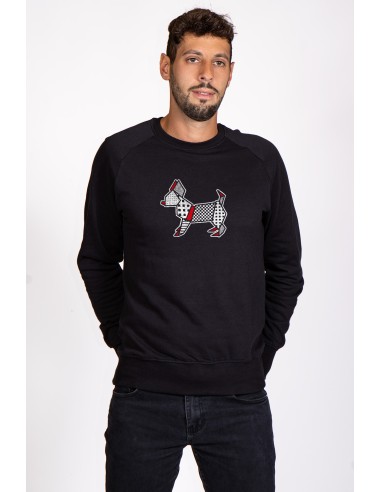 Pop Origami Chihuahua Men's Round Neck Sweatshirt