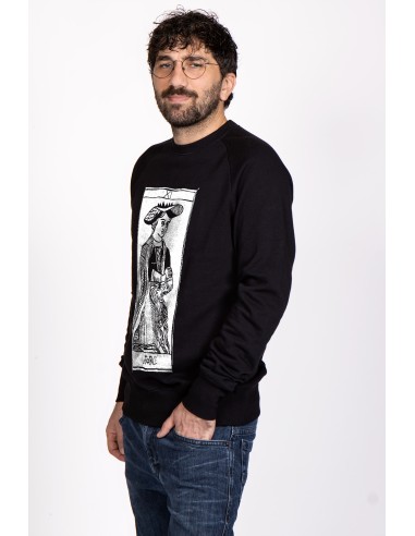 Tarot De Marseille La Force XI Men's Round Neck Sweatshirt