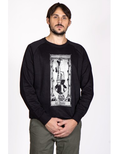 Tarot De Marseille Le Pendu XII Men's Round Neck Sweatshirt