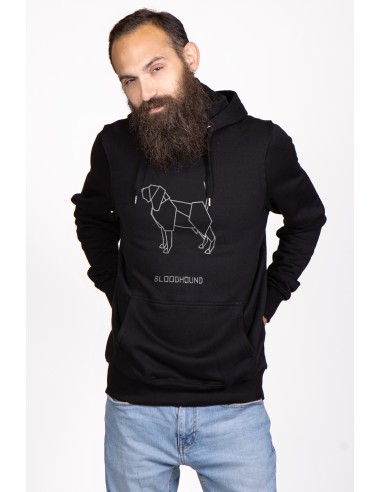 Origami Bloodhound Men's Hoodie