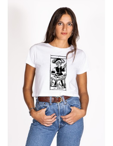 Women's Cropped T-shirt Tarot De Marseille Le Bateleur I