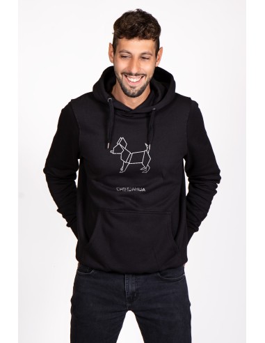 Origami Chihuahua Men's Hoodie