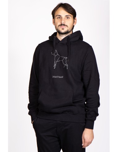 Origami German Drahthaar Men's Hoodie