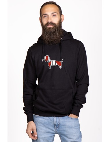 Pop Origami Dachsund Men's Hoodie