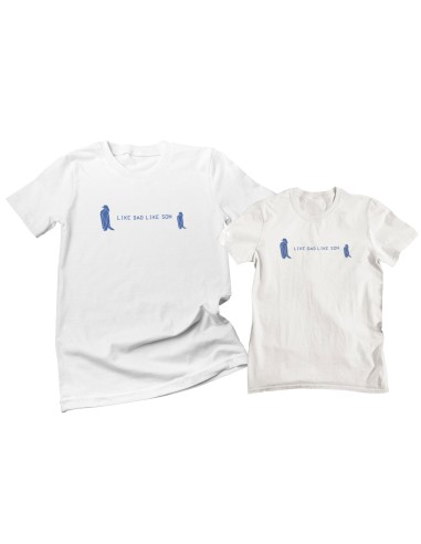 copy of T-shirt 'LIKE DAD LIKE SON' FESTA DEL PAPA' ORIGAMI PENGUIN pinguino